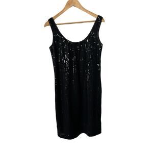 New York & Co black sequin Little black dress size 4